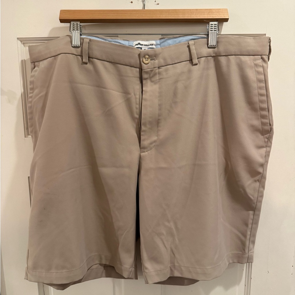 Men’s Peter Millar Khaki Shorts
